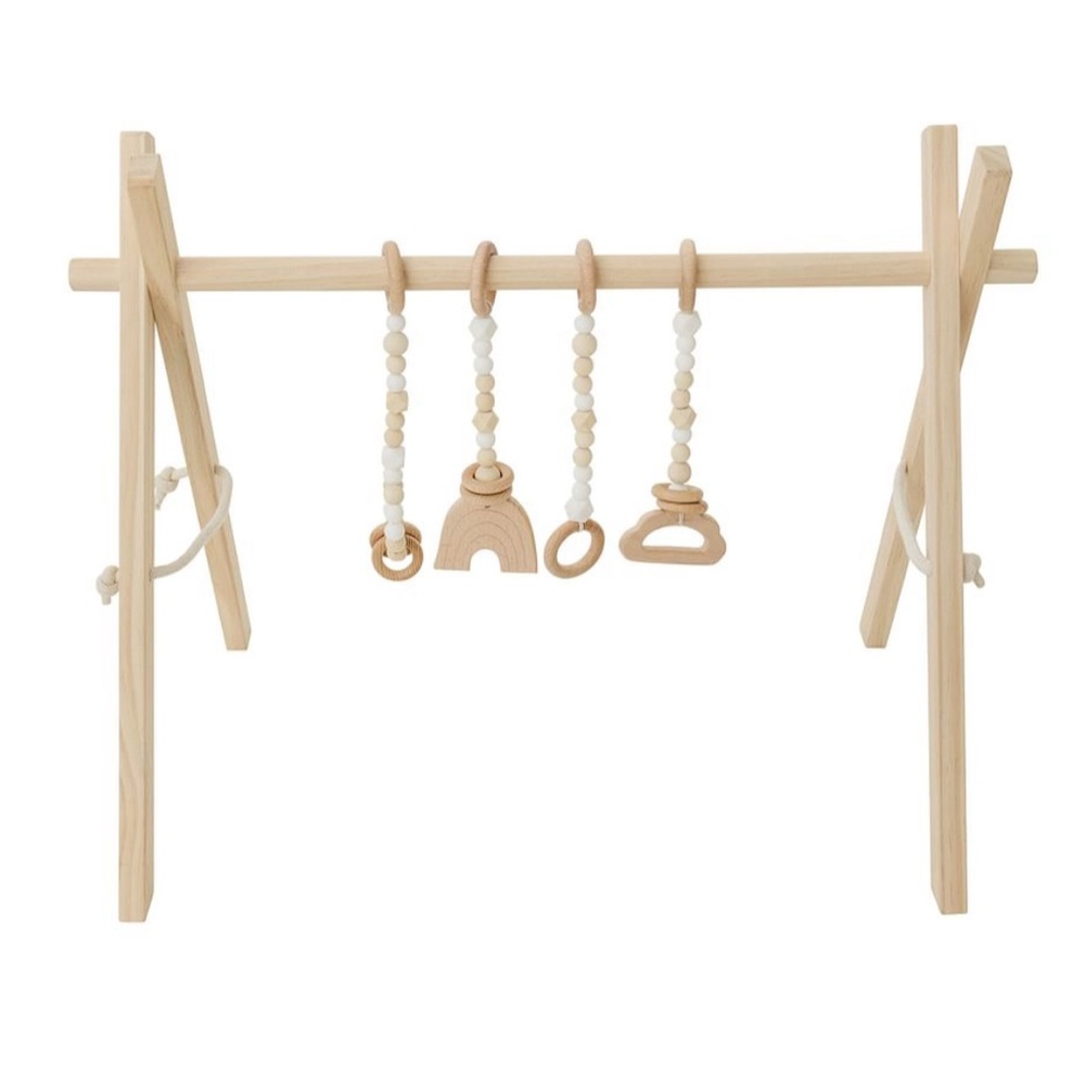 Poppyseed Play Wood Baby Gym